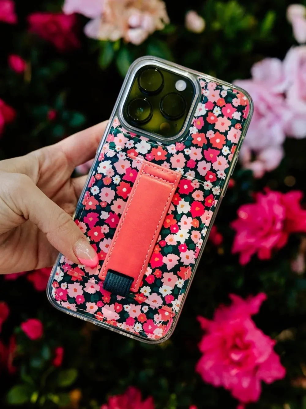 Walli Daisy Delight iPhone 14 Pro Case with Card Holder NIB